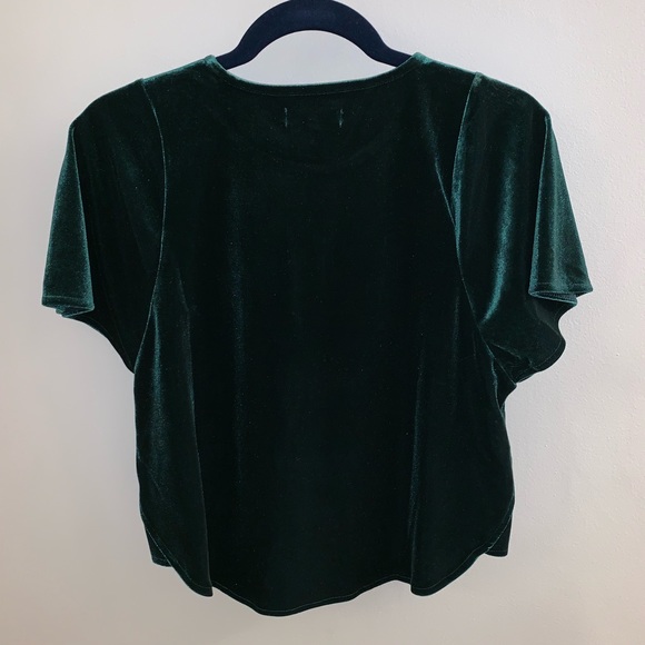 Madewell Velvet Butterfly Top - Picture 6 of 9